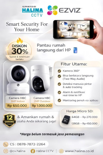 Promo CCTV merak – Kamera Indoor & Outdoor Harga Terjangkau