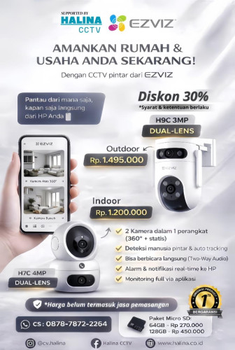 Paket Smart CCTV Dual Lens merak